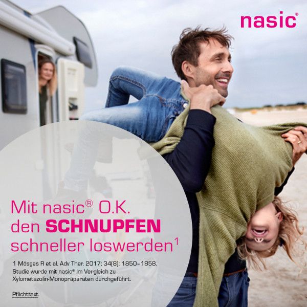 Bodyguardapotheke NASIC O.K. Nasenspray Ohne Konservierungsstoffe Schleimhautabschwellendes & Wundheilungsförderndes Schnupfenspray