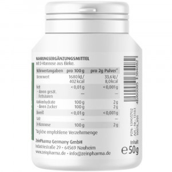 Bodyguardapotheke NATURAL D-Mannose Aus Birke ZeinPharma Pulver