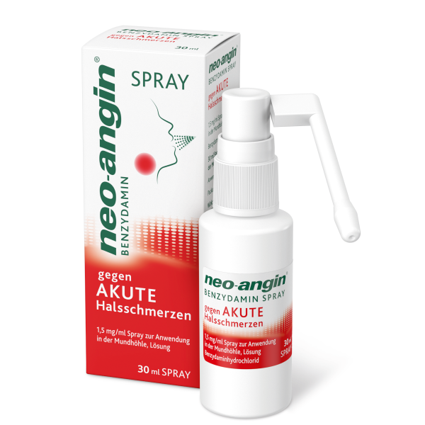 bodyguardapotheke NEO-ANGIN Benzydamin akute Halsschmerzen Spray