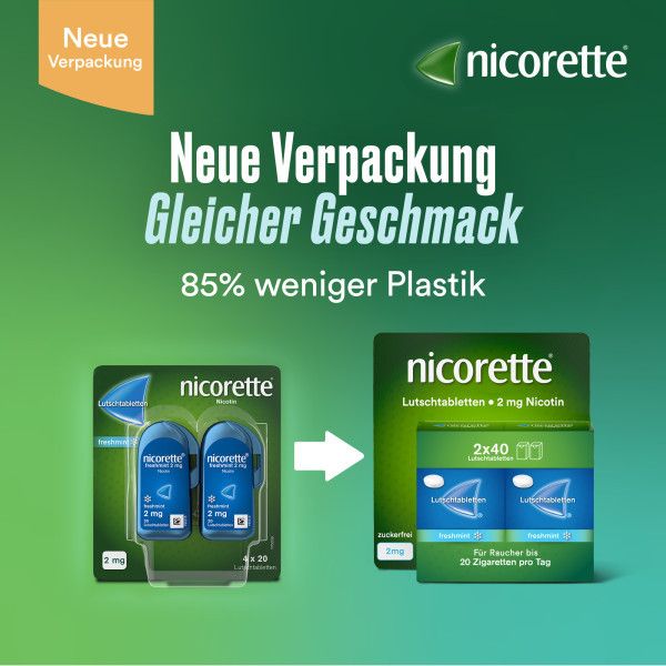 Bodyguardapotheke NICORETTE 4 Mg Nikotinlutschtabletten Für Raucher Zum Aufhören Freshmint