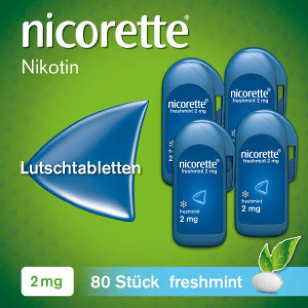 Bodyguardapotheke NICORETTE Freshmint 2 Mg Lutschtabletten Gepresst