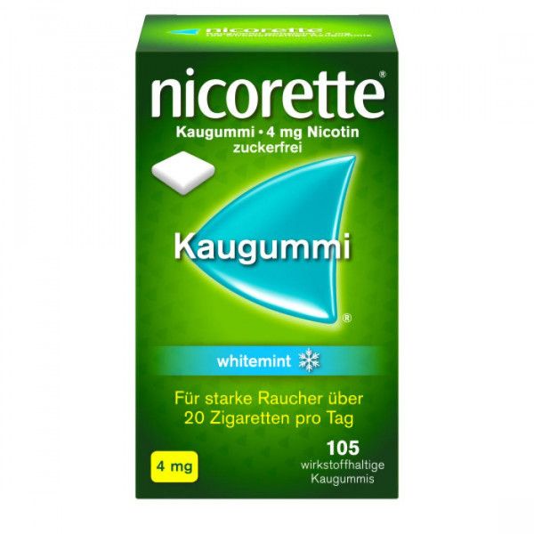 bodyguardapotheke NICORETTE Kaugummi 4 mg whitemint