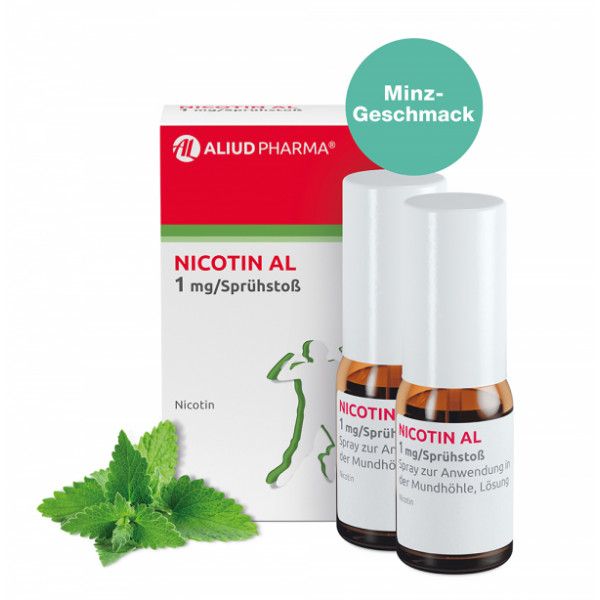 bodyguardapotheke Nicotin AL 1 mg / Sprühstoß zur Rauchentwöhnung