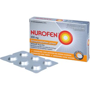Bodyguardapotheke NUROFEN 200 Mg Schmelztabletten Lemon