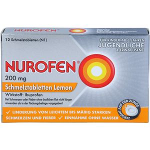 bodyguardapotheke NUROFEN 200 mg Schmelztabletten Lemon