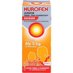 Bodyguardapotheke NUROFEN Junior Fieber-u.Schmerzsaft Erdbe.40 Mg/ml