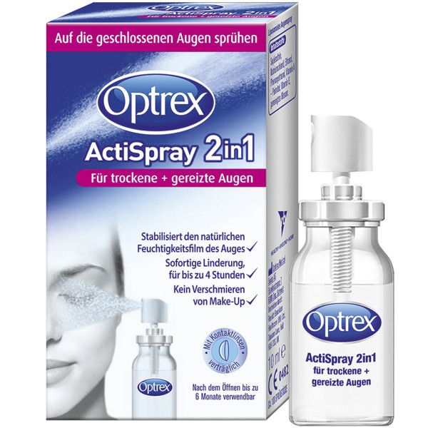 bodyguardapotheke OPTREX ActiSpray 2in1 f.trockene+gereizte Augen