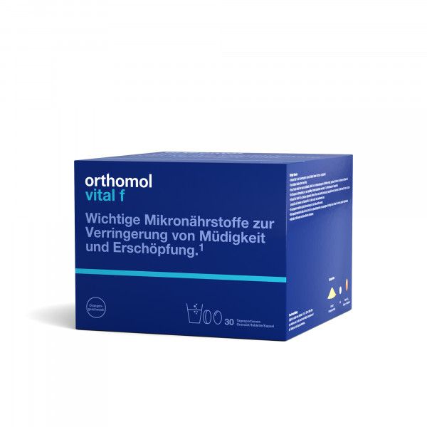 Bodyguardapotheke ORTHOMOL Vital F 30 Tagesportionen Granulat Tablette Kapsel