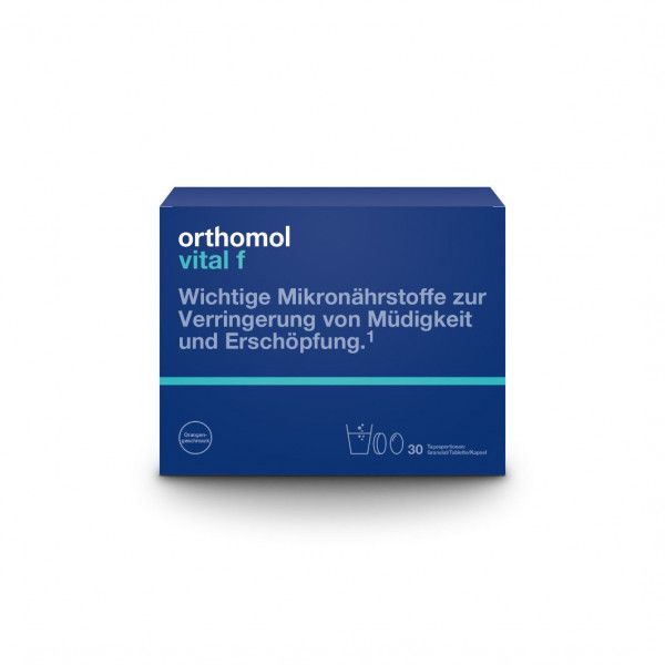 bodyguardapotheke ORTHOMOL Vital F 30 Tagesportionen Granulat Tablette Kapsel