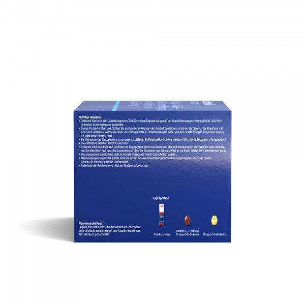 Bodyguardapotheke ORTHOMOL Vital M Trinkfläschchen/Kaps.Kombipack