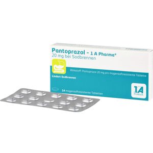 Bodyguardapotheke PANTOPRAZOL-1A Pharma 20mg Bei Sodbrennen Magensaftresistente Tabletten