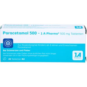 Bodyguardapotheke PARACETAMOL 500-1A Pharma Tabletten