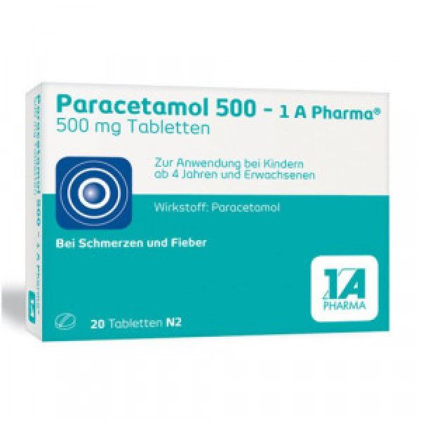 bodyguardapotheke PARACETAMOL 500-1A Pharma Tabletten bodyguardapotheke PARACETAMOL 500-1A Pharma Tabletten