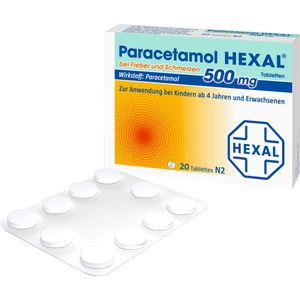 Bodyguardapotheke PARACETAMOL 500 Mg HEXAL Bei Fieber Und Schmerzen Tabletten