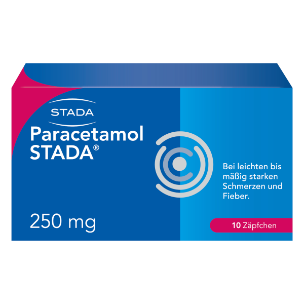 bodyguardapotheke PARACETAMOL STADA 250 mg Zäpfchen