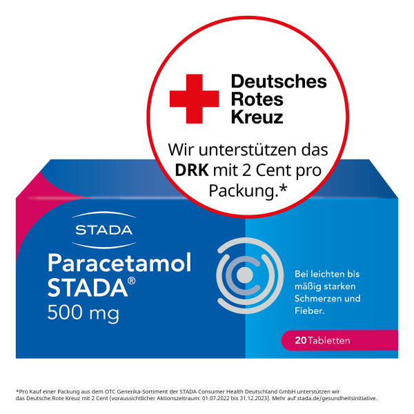 bodyguardapotheke PARACETAMOL STADA 500 mg Tabletten
