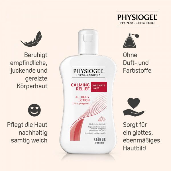 Bodyguardapotheke PHYSIOGEL Calming Relief A.I.Bodylotion
