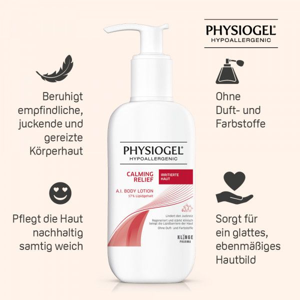 Bodyguardapotheke PHYSIOGEL Calming Relief A.I.Bodylotion