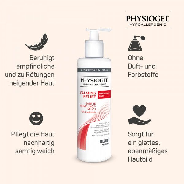 Bodyguardapotheke PHYSIOGEL Calming Relief Sanfte Reinigungsmilch