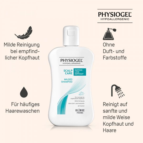 Bodyguardapotheke PHYSIOGEL Scalp Care Mildes Shampoo
