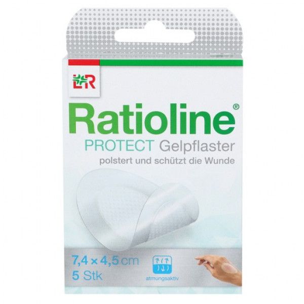bodyguardapotheke RATIOLINE protect Gelpflaster 4 5x7 4 cm