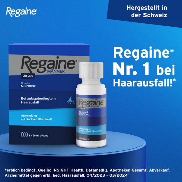Bodyguardapotheke REGAINE Männer Lösung Bei Anlagebedingtem Haarausfall