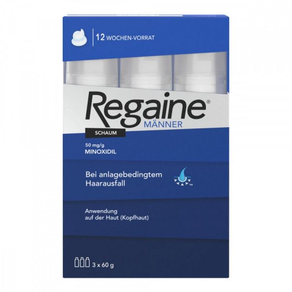 bodyguardapotheke REGAINE Männer Schaum 50 mg/g bei anlagebedingtem Haarausfall
