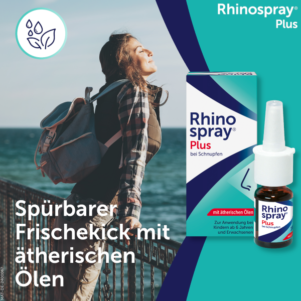 Bodyguardapotheke RHINOSPRAY Plus Bei Schnupfen Mit Feindosierer