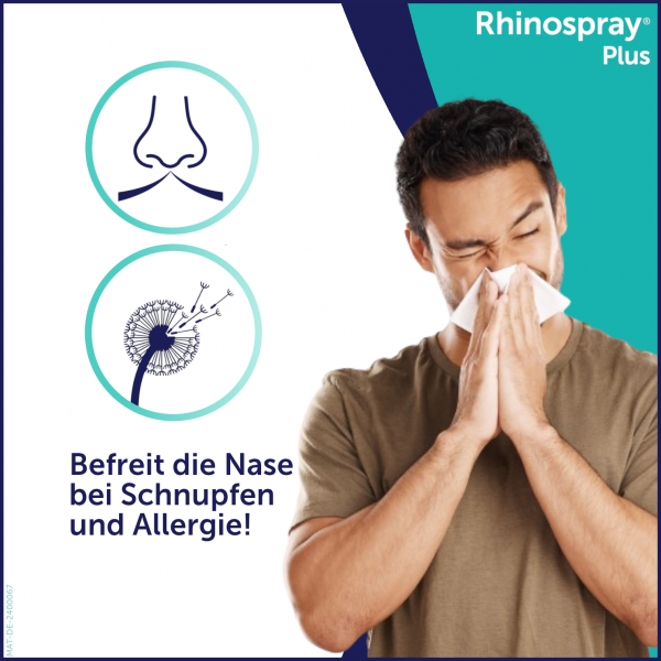 Bodyguardapotheke RHINOSPRAY Plus Bei Schnupfen Mit Feindosierer