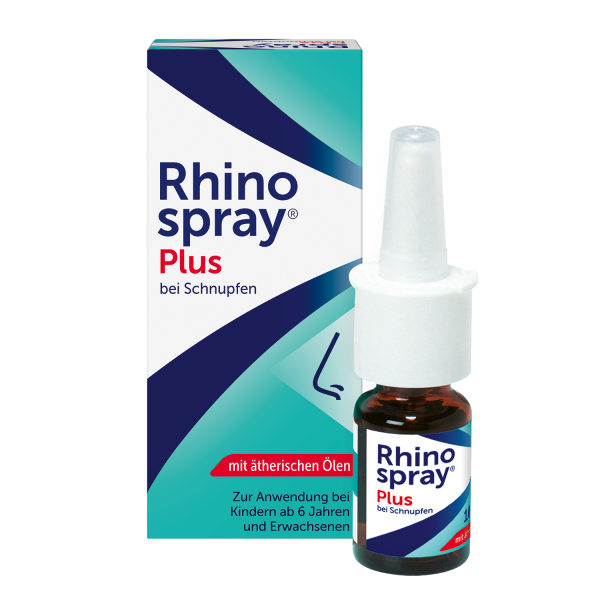 bodyguardapotheke RHINOSPRAY plus bei Schnupfen mit Feindosierer