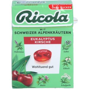 Bodyguardapotheke RICOLA O.Z.Box Eukalyptus Kirsche Bonbons