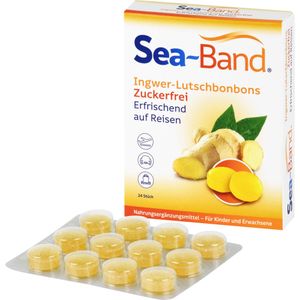 Bodyguardapotheke SEA-BAND Ingwer-Lutschbonbons Zuckerfrei