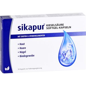 Bodyguardapotheke SIKAPUR Kieselsäure Softgel-Kapseln Mit Biotin