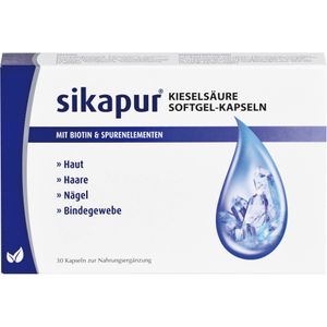bodyguardapotheke SIKAPUR Kieselsäure Softgel-Kapseln mit Biotin