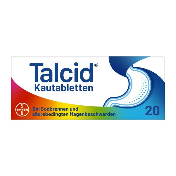 bodyguardapotheke TALCID Kautabletten schnell gegen Sodbrennen