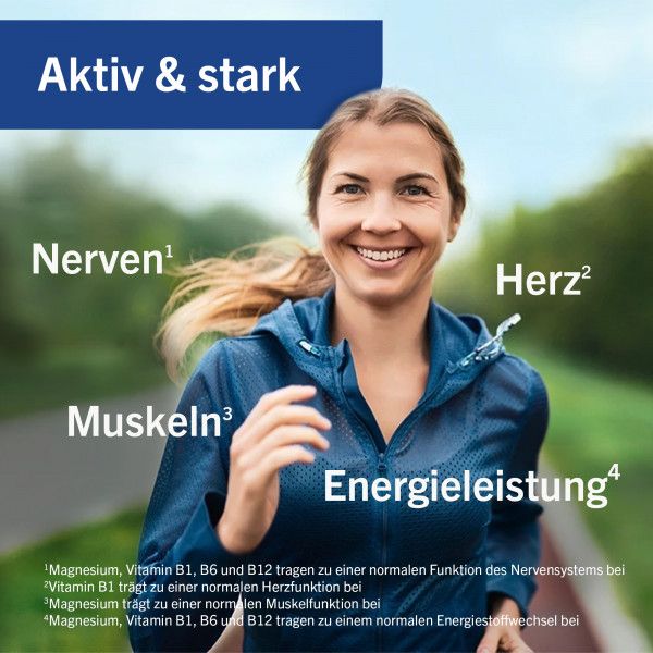 Bodyguardapotheke TAXOFIT Magnesium 400+B1+B6+B12+Folsäure 800 Gran