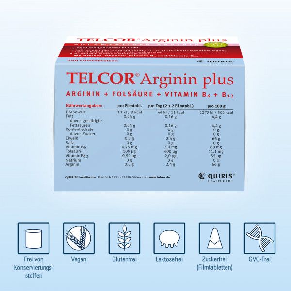 Bodyguardapotheke TELCOR Arginin Plus Filmtabletten