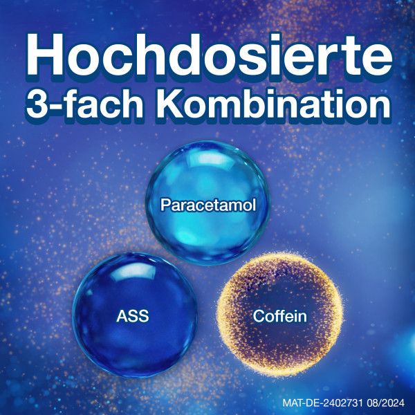 Bodyguardapotheke THOMAPYRIN INTENSIV Tabletten Bei Migräne & Kopfschmerzen Mit ASS Paracetamol Und Coffein