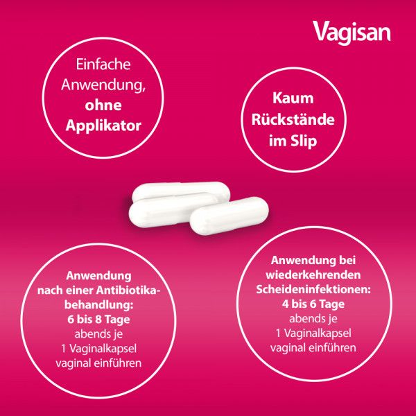 Bodyguardapotheke VAGISAN ProbioFlora Milchsäure-Bakter.Vaginalkaps
