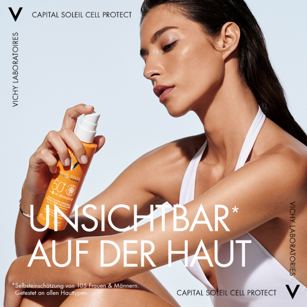Bodyguardapotheke VICHY CAPITAL Soleil Cell Protect Spray LSF 50+