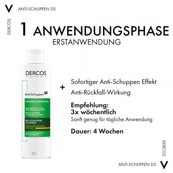 Bodyguardapotheke VICHY DERCOS Anti-Schuppen Shampoo Trock.Kopfhaut