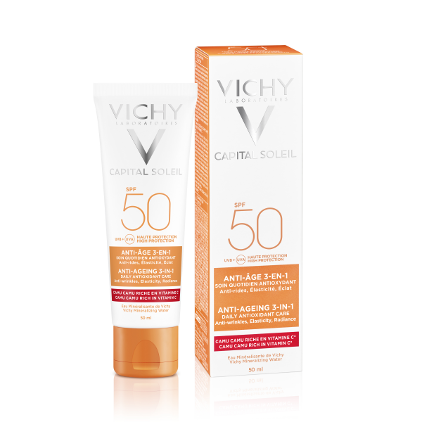 Bodyguardapotheke VICHY IDEAL Soleil Anti-Age Creme LSF 50