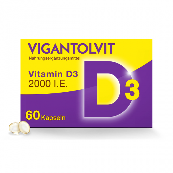 bodyguardapotheke VIGANTOLVIT 2.000 I.E. Vitamin D3 Weichkapseln