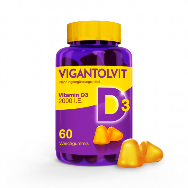 bodyguardapotheke VIGANTOLVIT 2000 I.E. Vitamin D3 Weichgummis