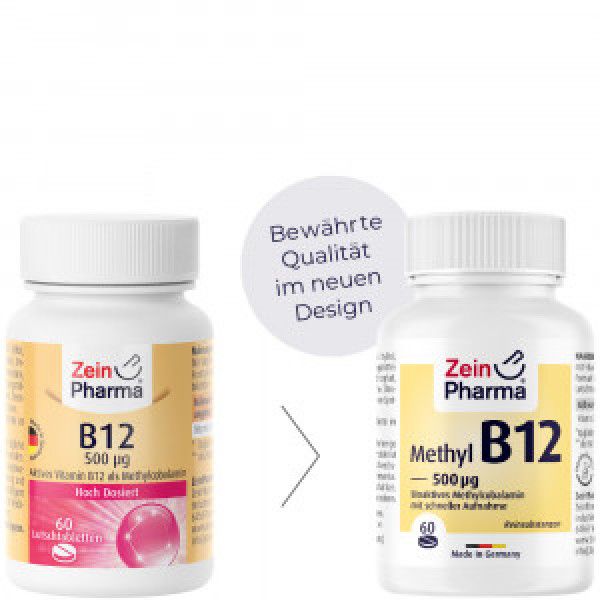 Bodyguardapotheke VITAMIN B12 500 μg Methylcobalamin Lutschtabletten