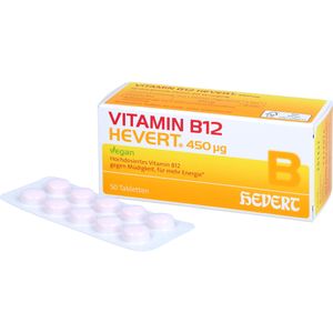 Bodyguardapotheke VITAMIN B12 HEVERT 450 μg Tabletten