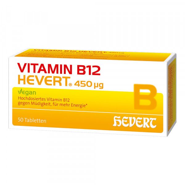 bodyguardapotheke VITAMIN B12 HEVERT 450 μg Tabletten
