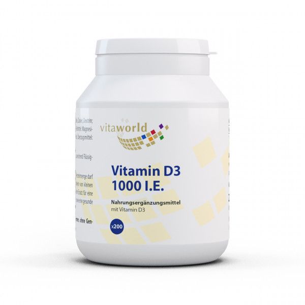 bodyguardapotheke VITAMIN D3 1000 I.E. pro Tag Tabletten