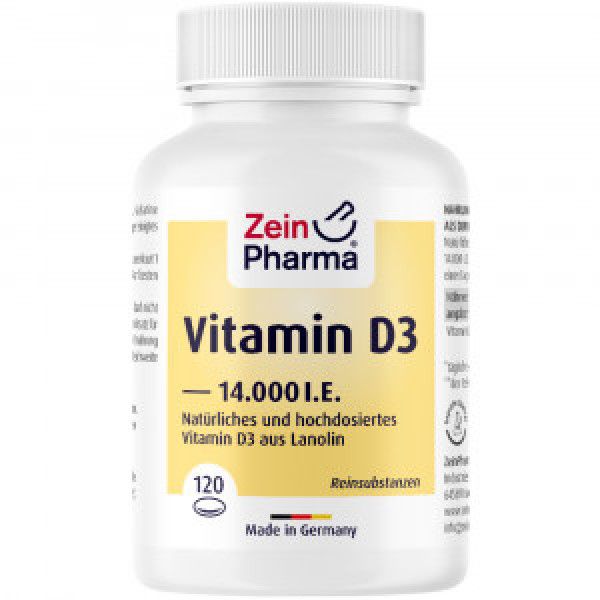 bodyguardapotheke VITAMIN D3 14.000 I.E. Softgel-Kapseln ZeinPharma