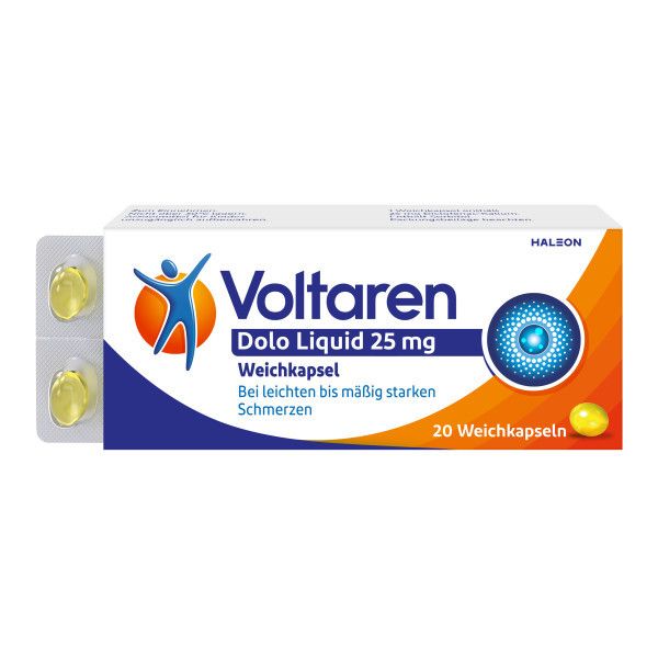 bodyguardapotheke VOLTAREN Dolo Liquid 25 mg Weichkapseln